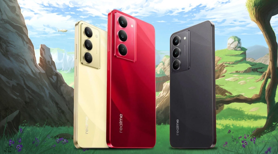 Realme 14X 5G with 6000mAh battery capacity, IP69 rating, and 120Hz display