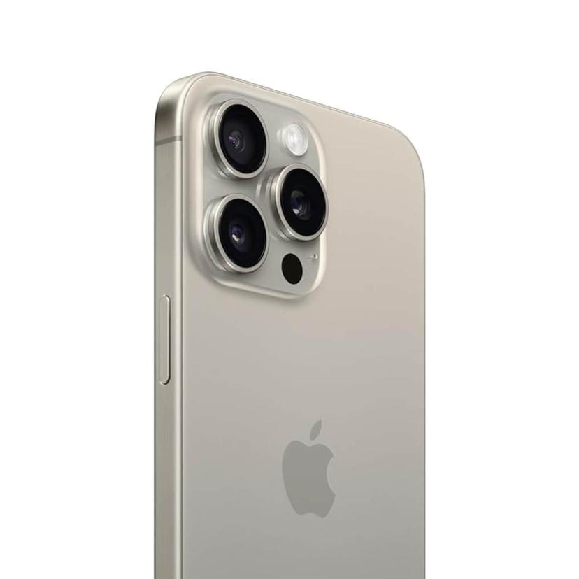 Apple iPhone 15 Pro Max back view with triple camera