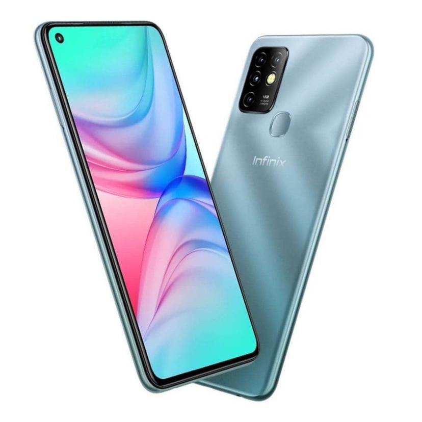 Infinix Hot 10 back and front view