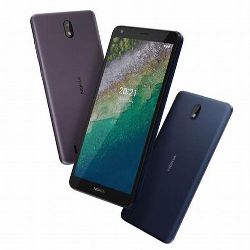 Nokia C01 Plus back and front view