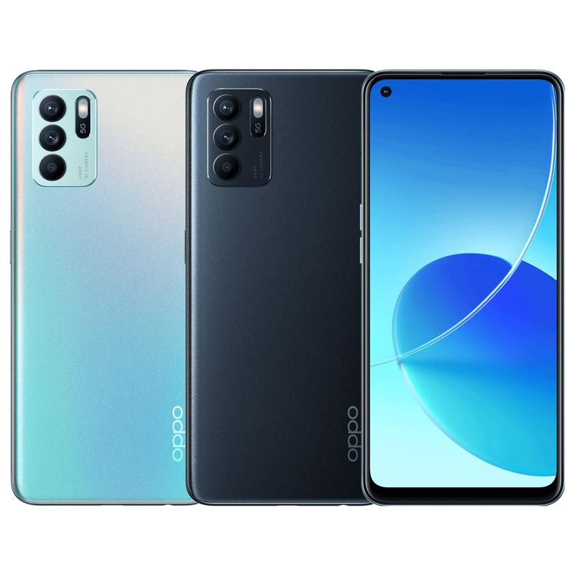 Oppo Reno6 Z front and back view
