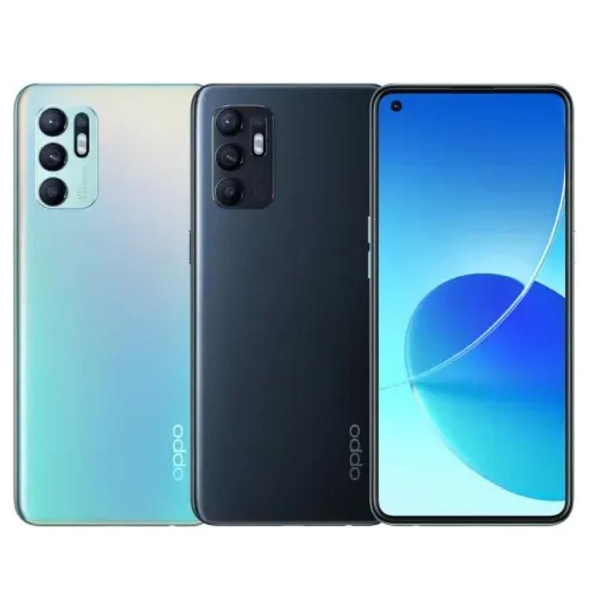 Oppo Reno6 front and back view