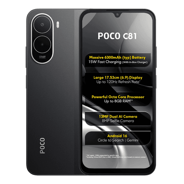 compare Poco C81 image