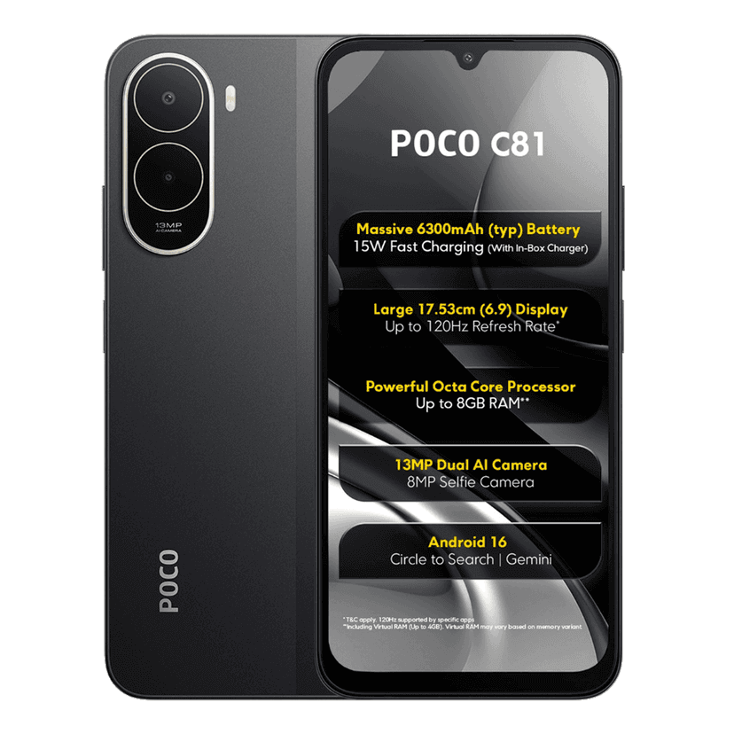 POCO C81 4G SPECIFICATION
