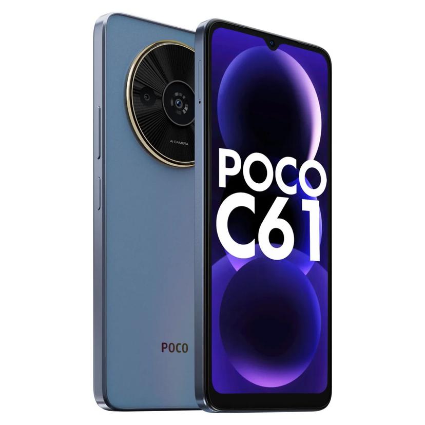 Poco C61 front and back view