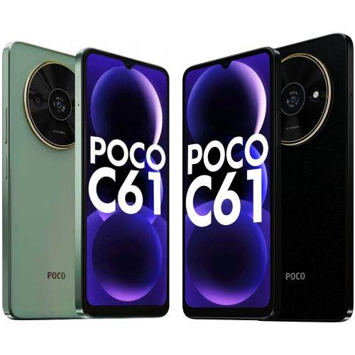 Poco C61 front and back view