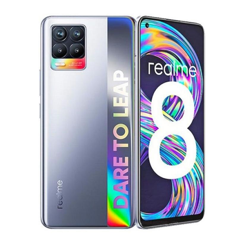Realme 8 back and front view