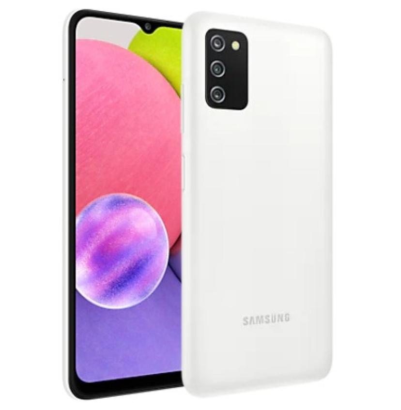 Samsung Galaxy A03s front and back view