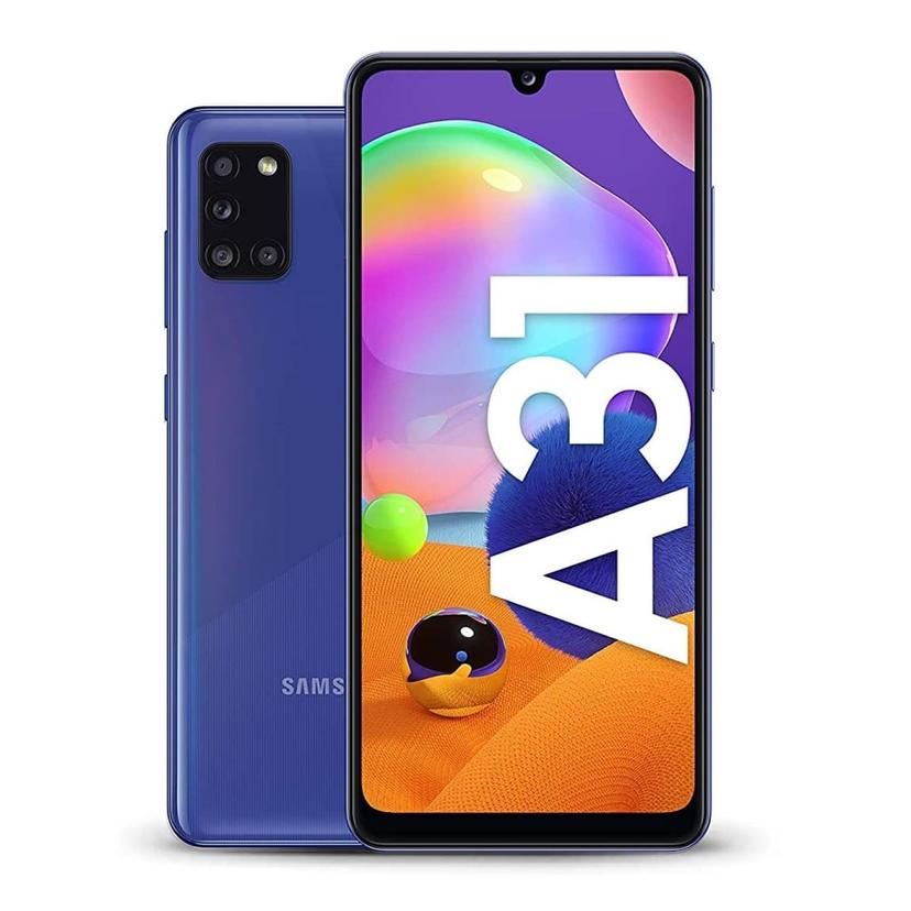 Samsung Galaxy A31 back and front