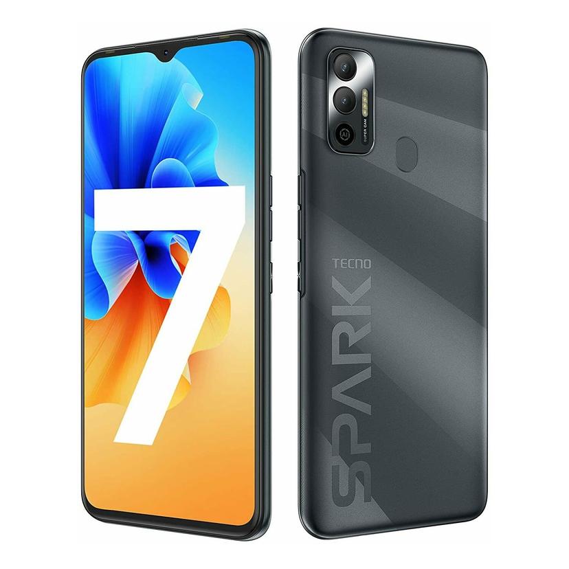 Tecno Spark 7 back and front view