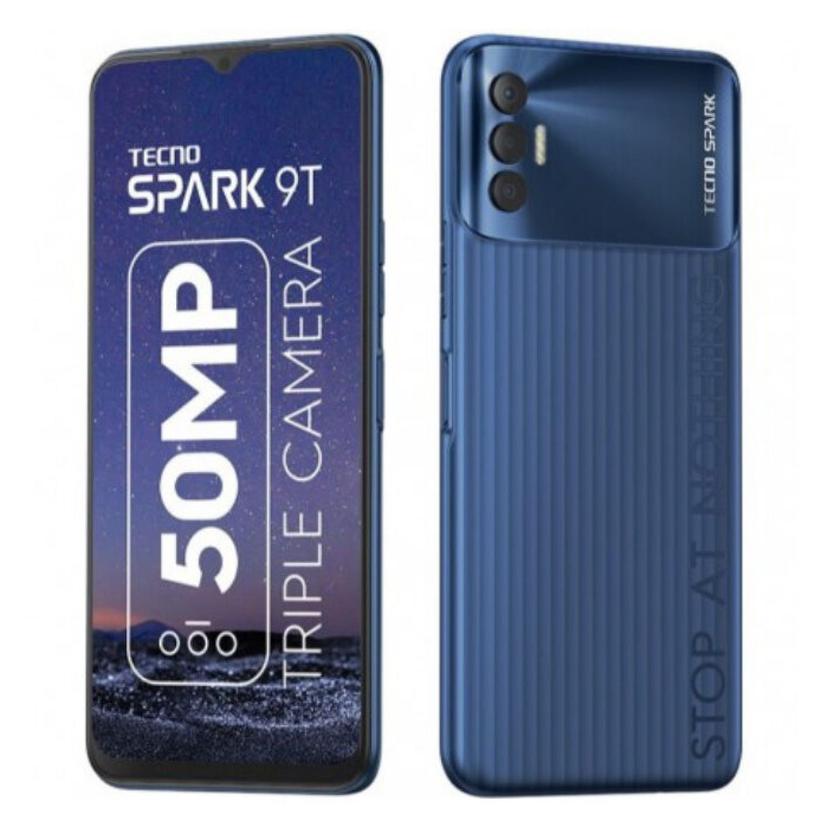 Tecno Spark 9T (India) back and front view