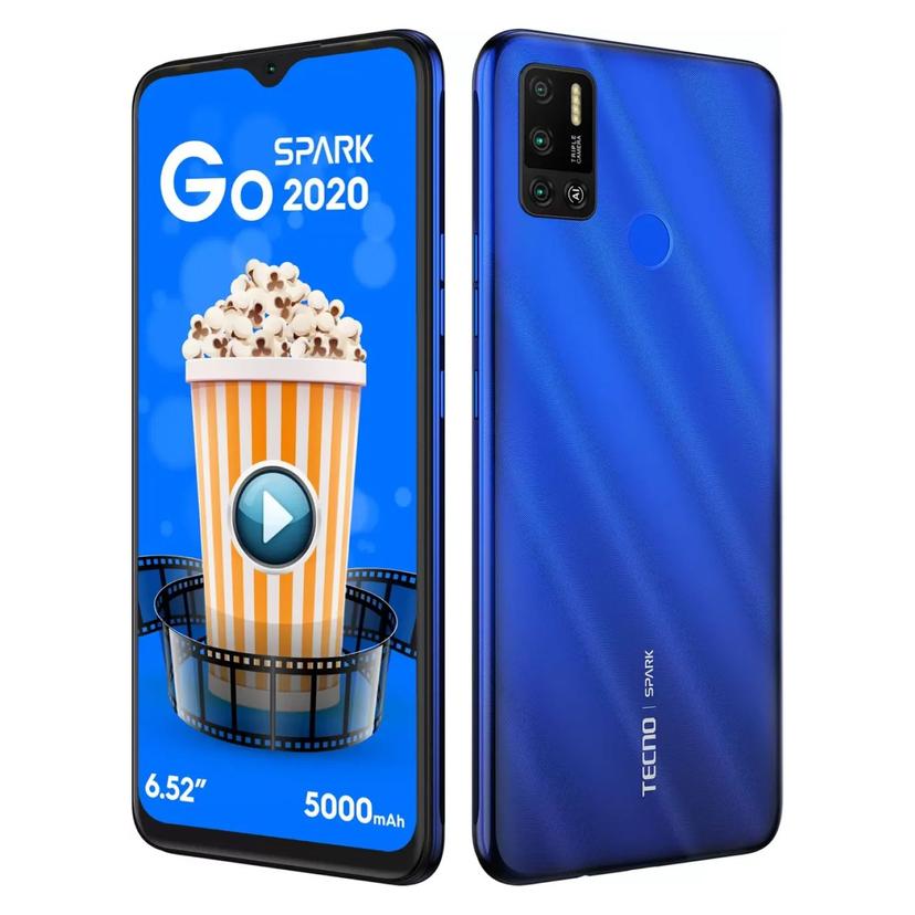 Tecno Spark Go 2020 back and front view
