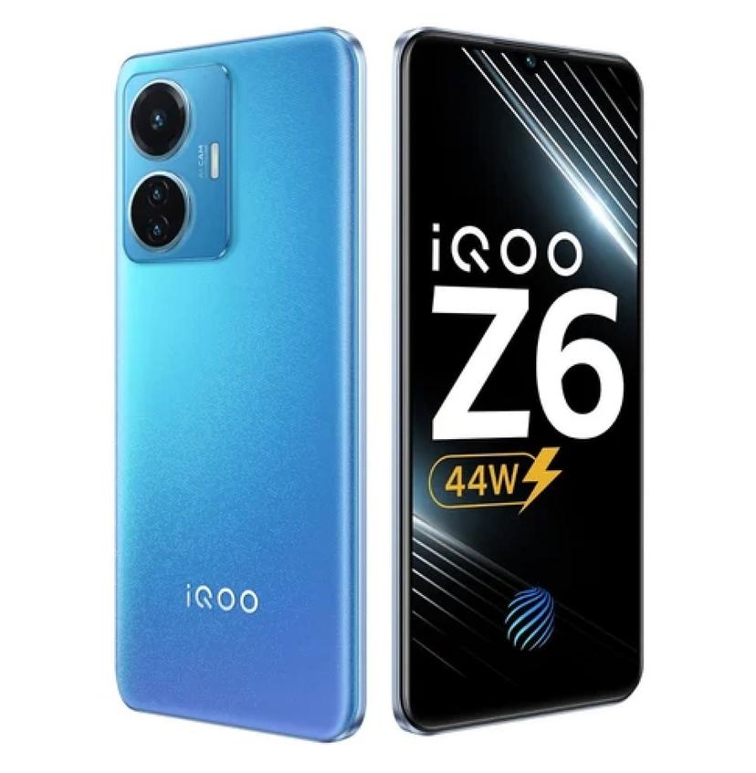 iQOO Z6 44W back and front view