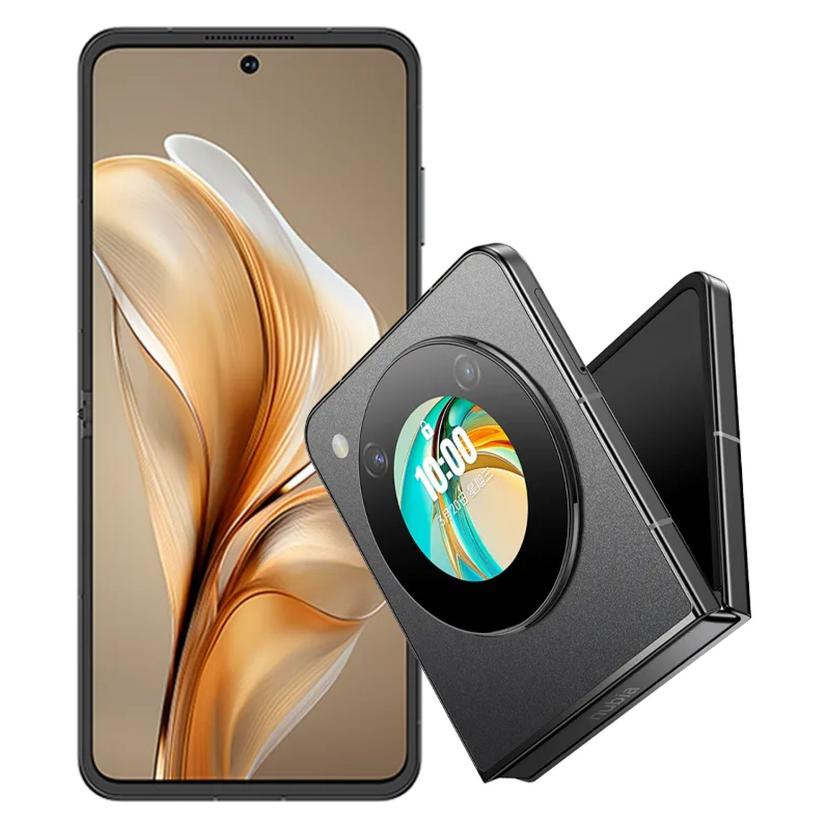 nubia Flip back and front view