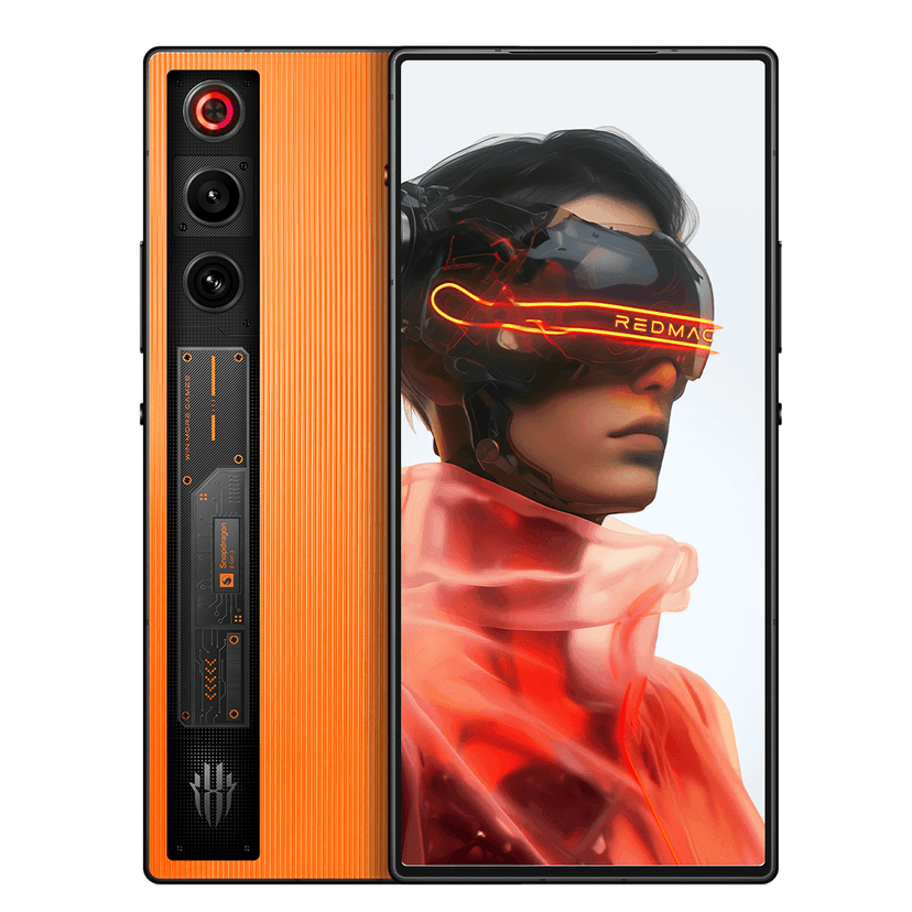 nubia Red Magic 10 Air Orange flare