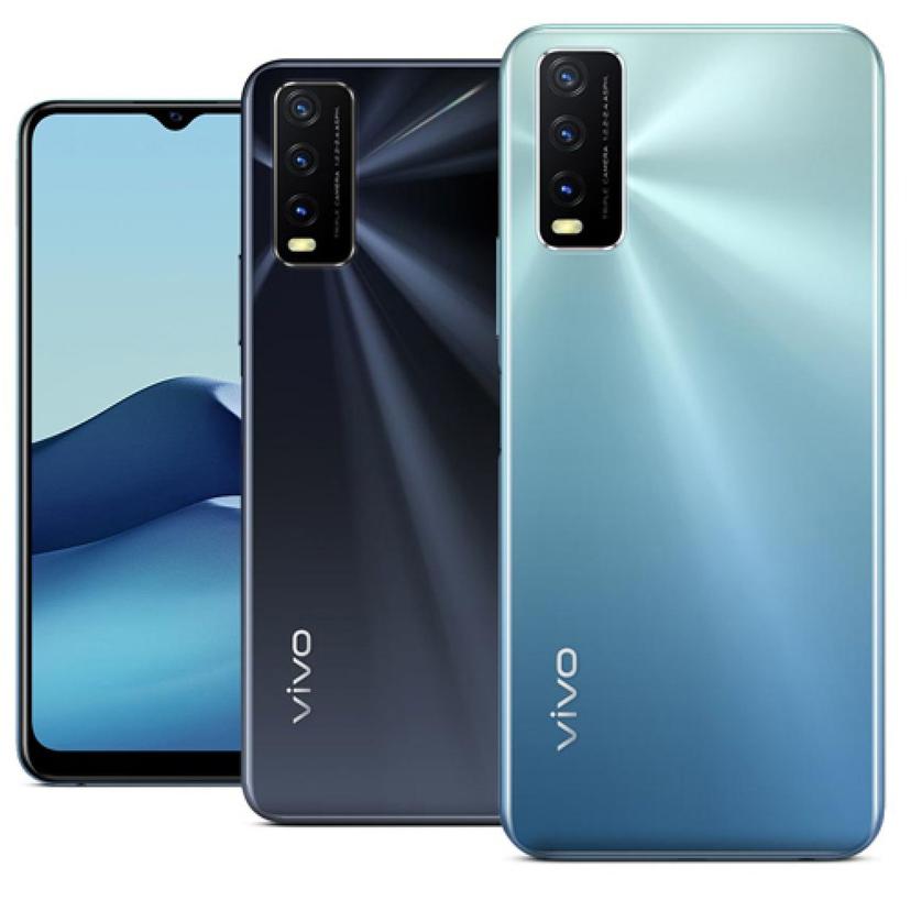 vivo Y20s [G] back and front view