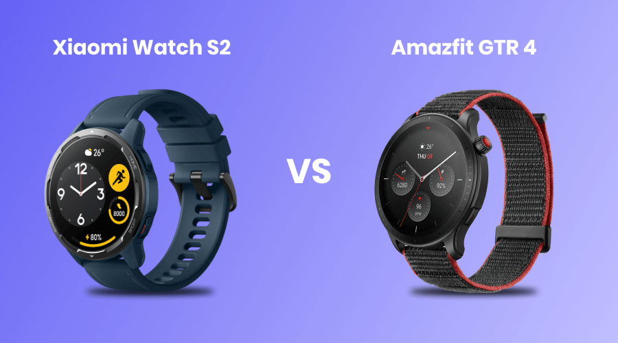 Xiaomi Watch S2 vs Amazfit GTR 4: Battle of the Circular Smartwatches