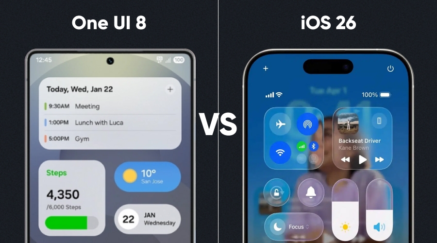 One UI 8 vs iOS 26: What’s New and Game Changing in Mobile OS