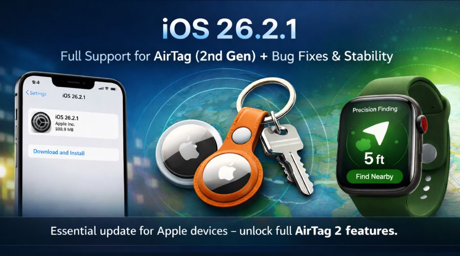 New Update Brings AirTag (2nd Gen) Support and Bug Fixes