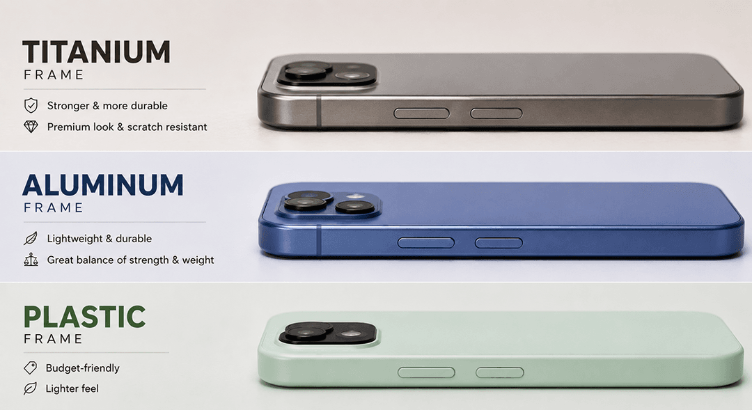 Titanium vs Aluminum vs Plastic Phone Frames: Does Build Material Actually Matter?