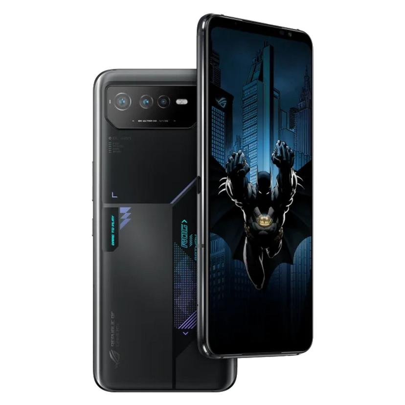 Asus ROG Phone 6 Batman Edition front and back view