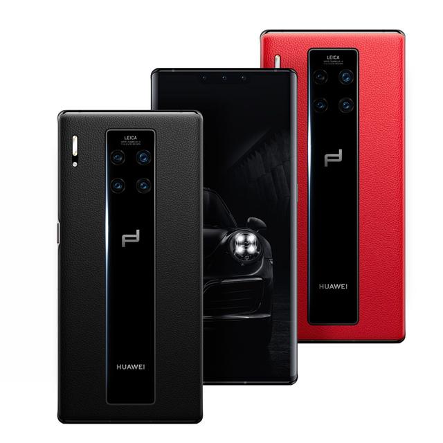 Huawei Mate 30 RS Porsche Design back and front view