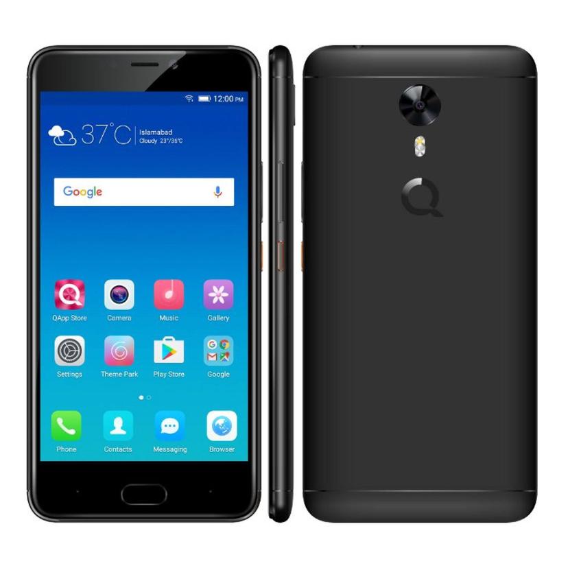 QMobile Noir A1 back and front view