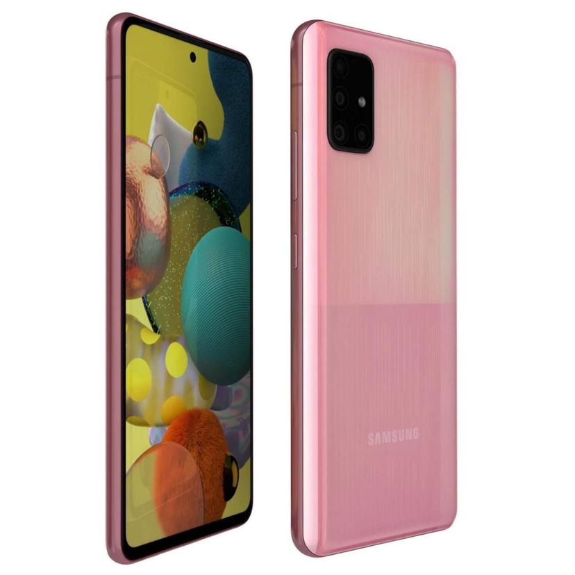 Samsung Galaxy A51 5G back and front view