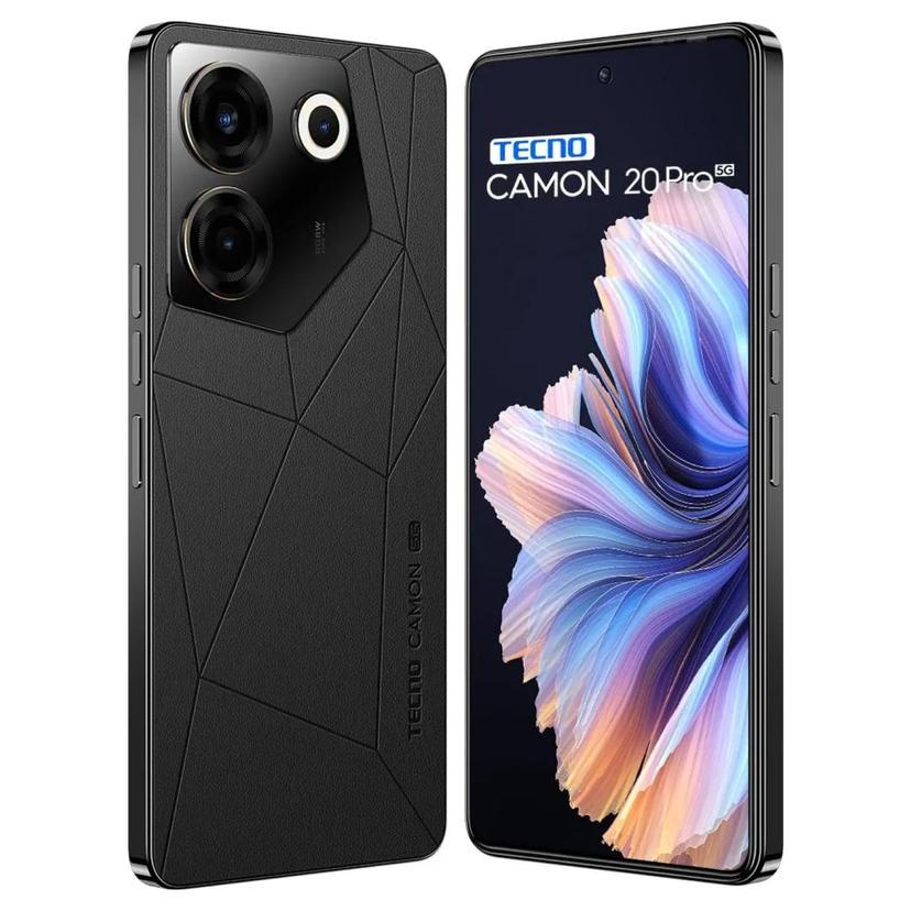 Tecno Camon 20 Pro 5G back and front view