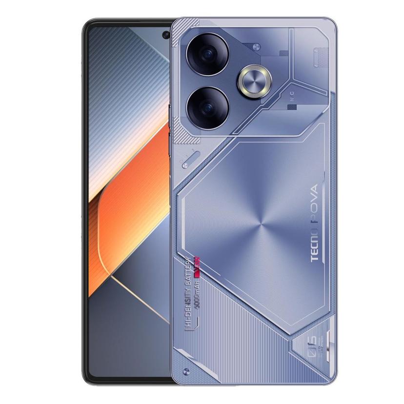 Tecno Pova 6 back and front view