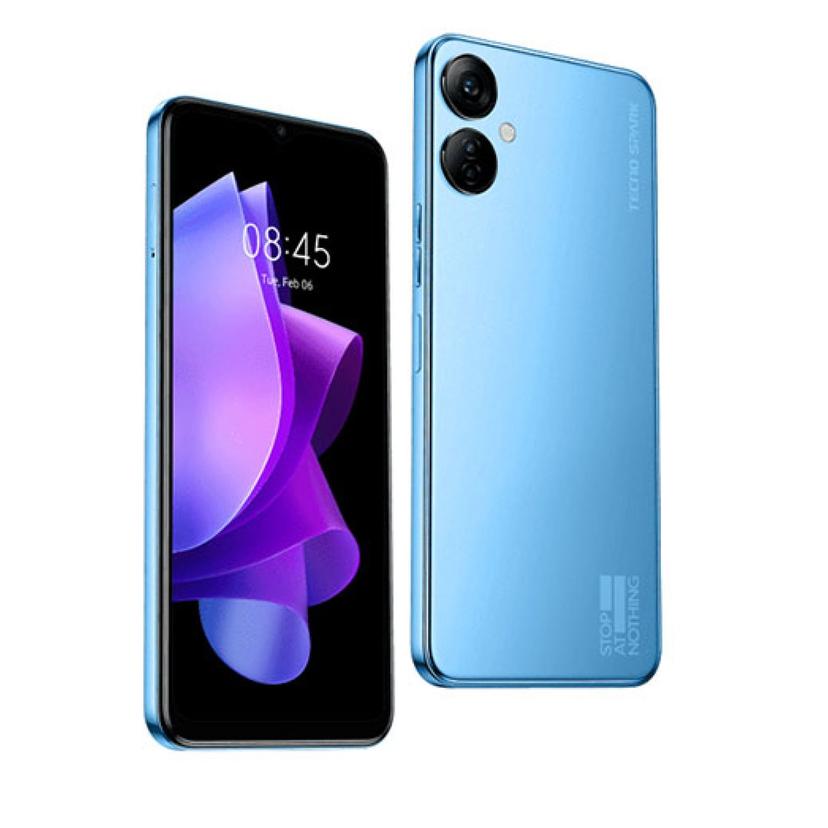 Tecno Spark 9T back and front view