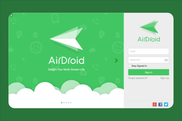 AirDroid File Transfer PC to Mobile phone wireless