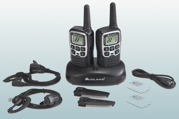 Midland T51VP4 Two-Way Radios 2-Pk 28-Mile 22-Channel - license free walkie talkies