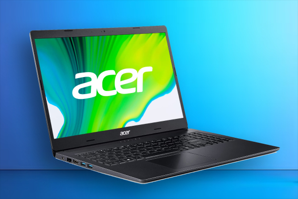 Acer Aspire 3 with 15.6" FHD, Ryzen 3 3250U, 8GB RAM, 512GB SSD — good for office work and light editing.