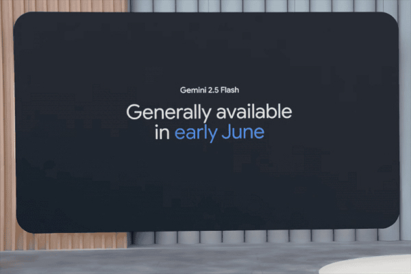 Gemini 2.5 Flash, a faster and lighter AI model, will be available in June.