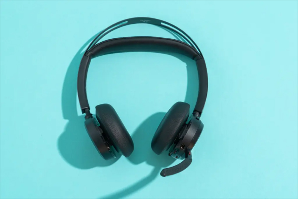 A headset is a device combining headphones and a microphone, used for listening and speaking, often in calls or gaming.