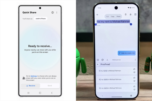 Android 16 smart AI vs Galaxy AI in One UI 8.