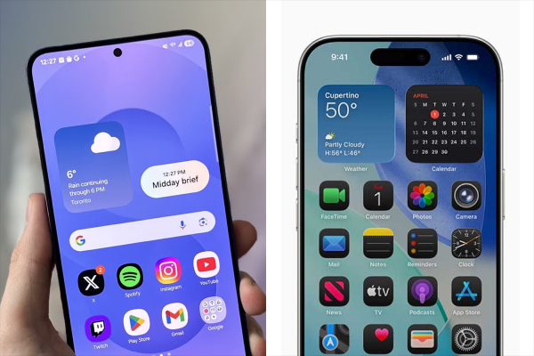 Samsung works across Galaxy and Google; Apple offers seamless iOS-to-Mac ecosystem.