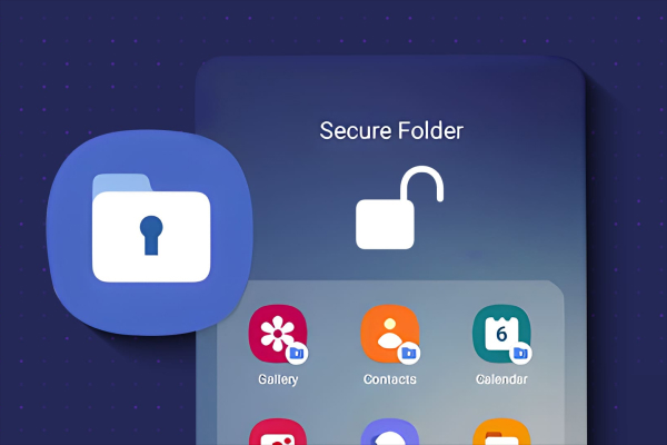 Store private files and apps securely using biometric protection.