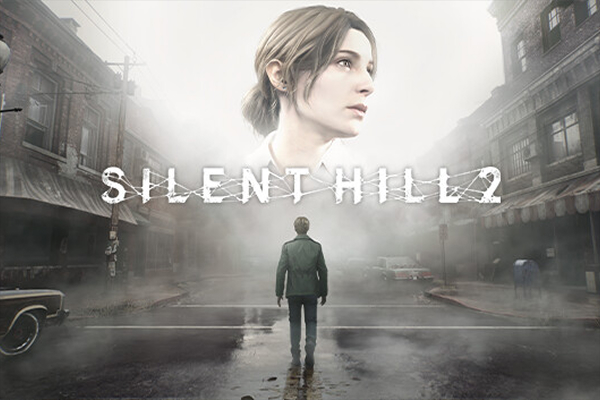 Foggy street with eerie lighting, enhanced horror atmosphere using 4K and ray tracing.