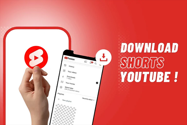 Instructions to download YouTube Shorts on a computer.