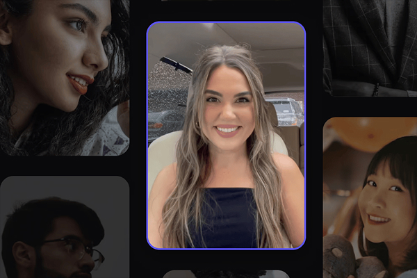 AI avatar showcasing a product in a demo video.