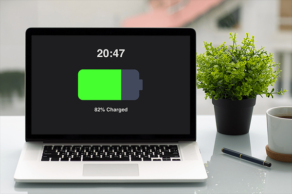 Laptop with long battery backup