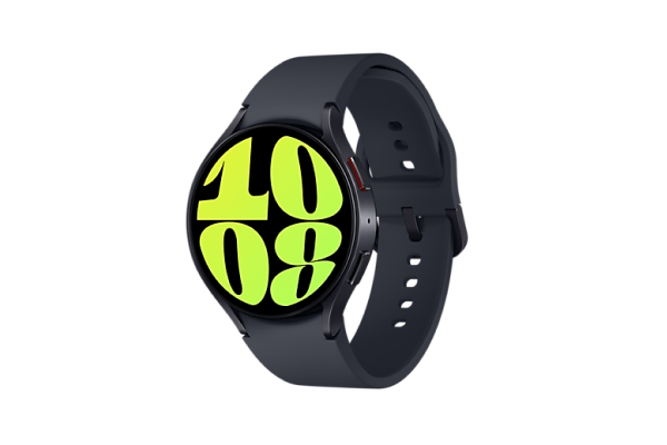 Stylish smartwatch with health tracking, sleep coaching, and Samsung Wallet support.