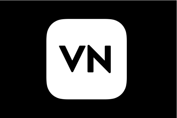 VN Video Editor mobile interface with 4K export