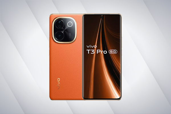 Vivo T3 5G with 50MP OIS rear camera and 16MP selfie lens.