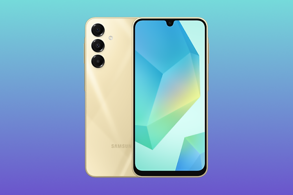 Samsung Galaxy A16 5G with AMOLED display and long battery life.