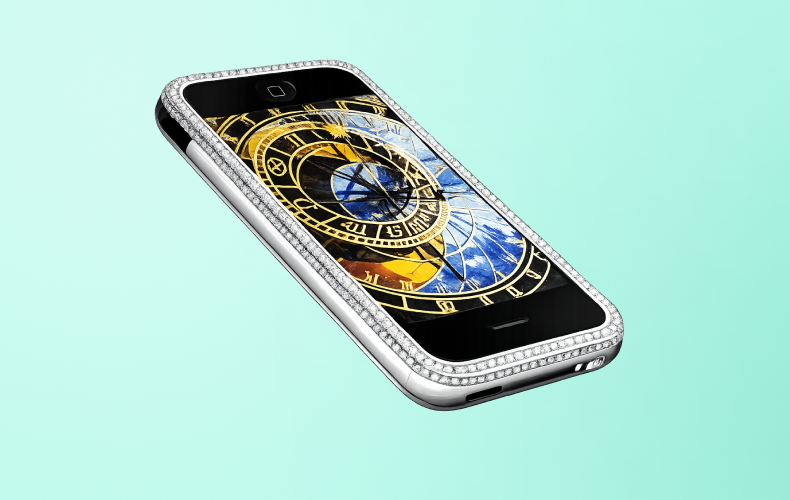 iPhone Princess Plus – Diamonds and precious metals.