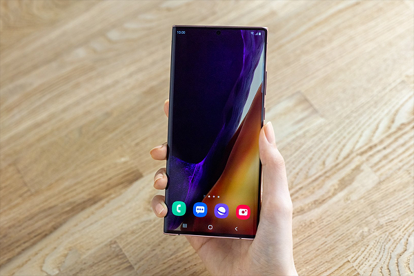 Super AMOLED display with integrated touch layer and enhanced sunlight visibility