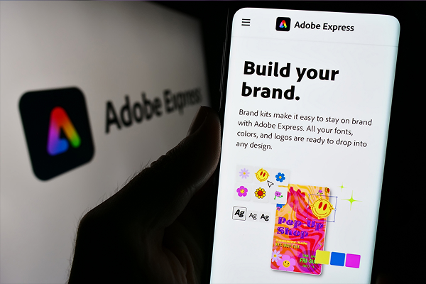 Adobe Express mobile chart maker